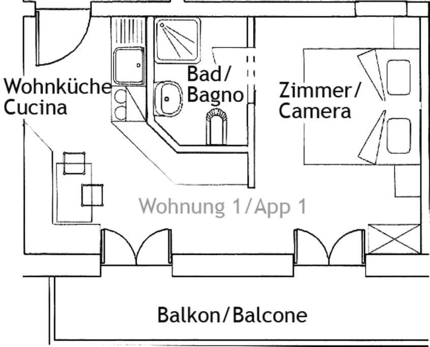 Oberkapillhof Villa Meltina Ruang foto